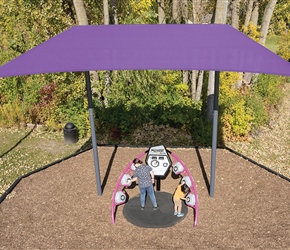 ShadePlay Max Two Post Hip Shade